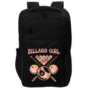 Billiard Billard Player 8ball Pool Snooker Billiards Gift Impact Tech Backpack