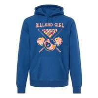 Billiard Billard Player 8ball Pool Snooker Billiards Gift Premium Hoodie