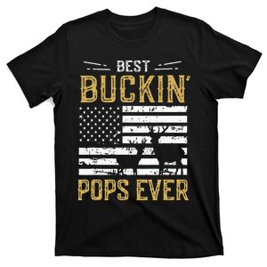 Best Buckin Pops Ever Funny Gift Deer Hunter Cool Hunting T-Shirt