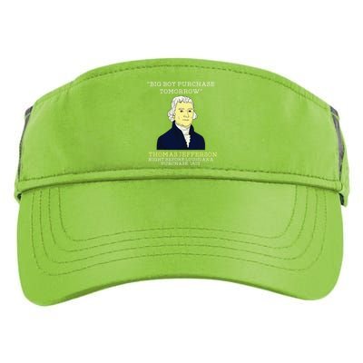 Big Boy Purchase Tomorrow History Teacher Thomas Jefferson Adult Drive Performance Visor