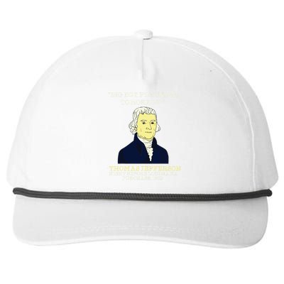 Big Boy Purchase Tomorrow History Teacher Thomas Jefferson Snapback Five-Panel Rope Hat