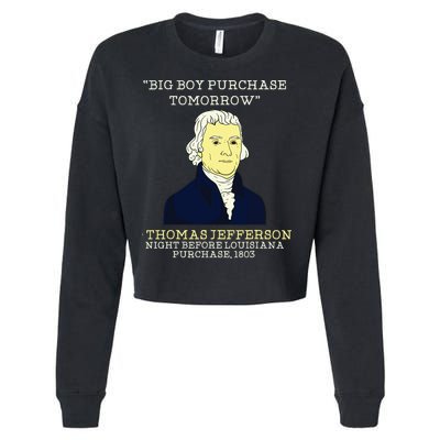 Big Boy Purchase Tomorrow History Teacher Thomas Jefferson Cropped Pullover Crew