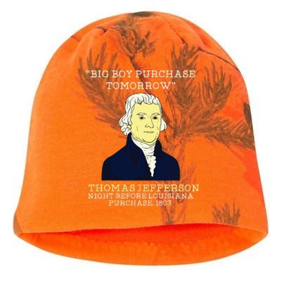 Big Boy Purchase Tomorrow History Teacher Thomas Jefferson Kati - Camo Knit Beanie