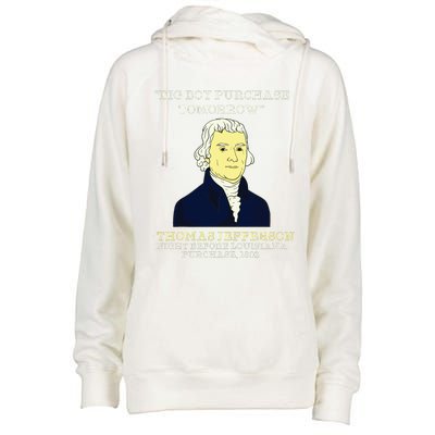 Big Boy Purchase Tomorrow History Teacher Thomas Jefferson Womens Funnel Neck Pullover Hood