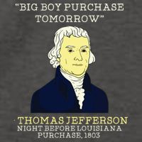 Big Boy Purchase Tomorrow History Teacher Thomas Jefferson Vector Backpack