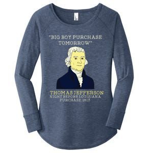 Big Boy Purchase Tomorrow History Teacher Thomas Jefferson Women's Perfect Tri Tunic Long Sleeve Shirt