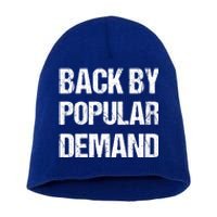 Back By Popular Ded Cool Gift Teacher And Student Back To School Gift Short Acrylic Beanie