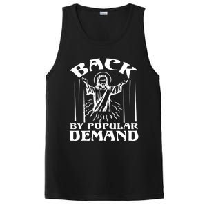 Back By Popular Ded Bible Verse Faith Quote Easter Cross Gift PosiCharge Competitor Tank