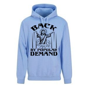 Back By Popular Ded Bible Verse Faith Quote Easter Cross Gift Unisex Surf Hoodie