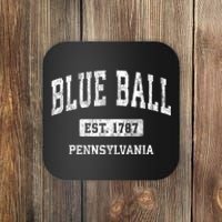 Blue Ball Pennsylvania Pa Vintage Athletic Sports Coaster