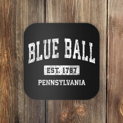 Blue Ball Pennsylvania Pa Vintage Athletic Sports Coaster