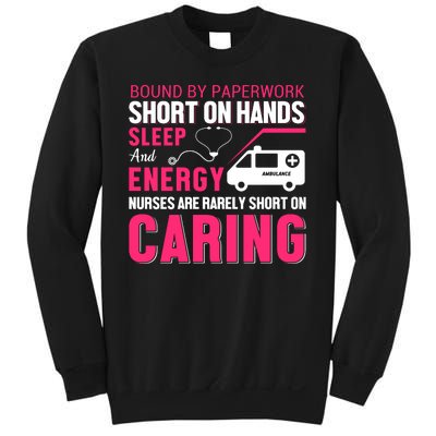 Bound By Paperwork Short On Hands Sleep And Energy Sweatshirt