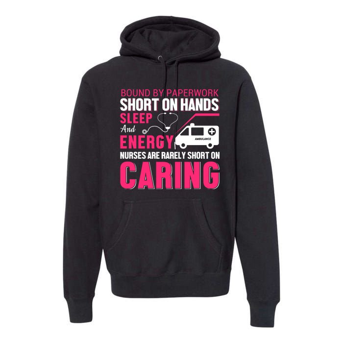 Bound By Paperwork Short On Hands Sleep And Energy Premium Hoodie