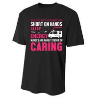 Bound By Paperwork Short On Hands Sleep And Energy Performance Sprint T-Shirt