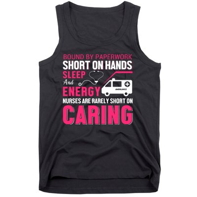 Bound By Paperwork Short On Hands Sleep And Energy Tank Top