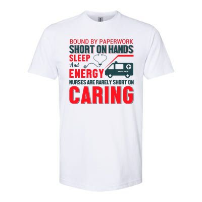 Bound By Paperwork Short On Hands Sleep And Energy Softstyle CVC T-Shirt