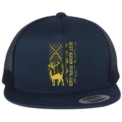 Best Buckin POPS Ever Deer Hunting Bucking Christmas Flat Bill Trucker Hat