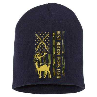 Best Buckin POPS Ever Deer Hunting Bucking Christmas Short Acrylic Beanie