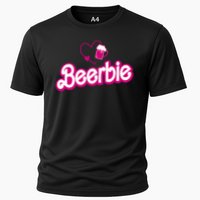 Beerbie Beer Pun Bar Crawl Party Funny Cooling Performance Crew T-Shirt