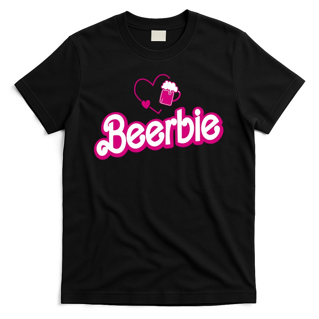 Beerbie Beer Pun Bar Crawl Party Funny T-Shirt