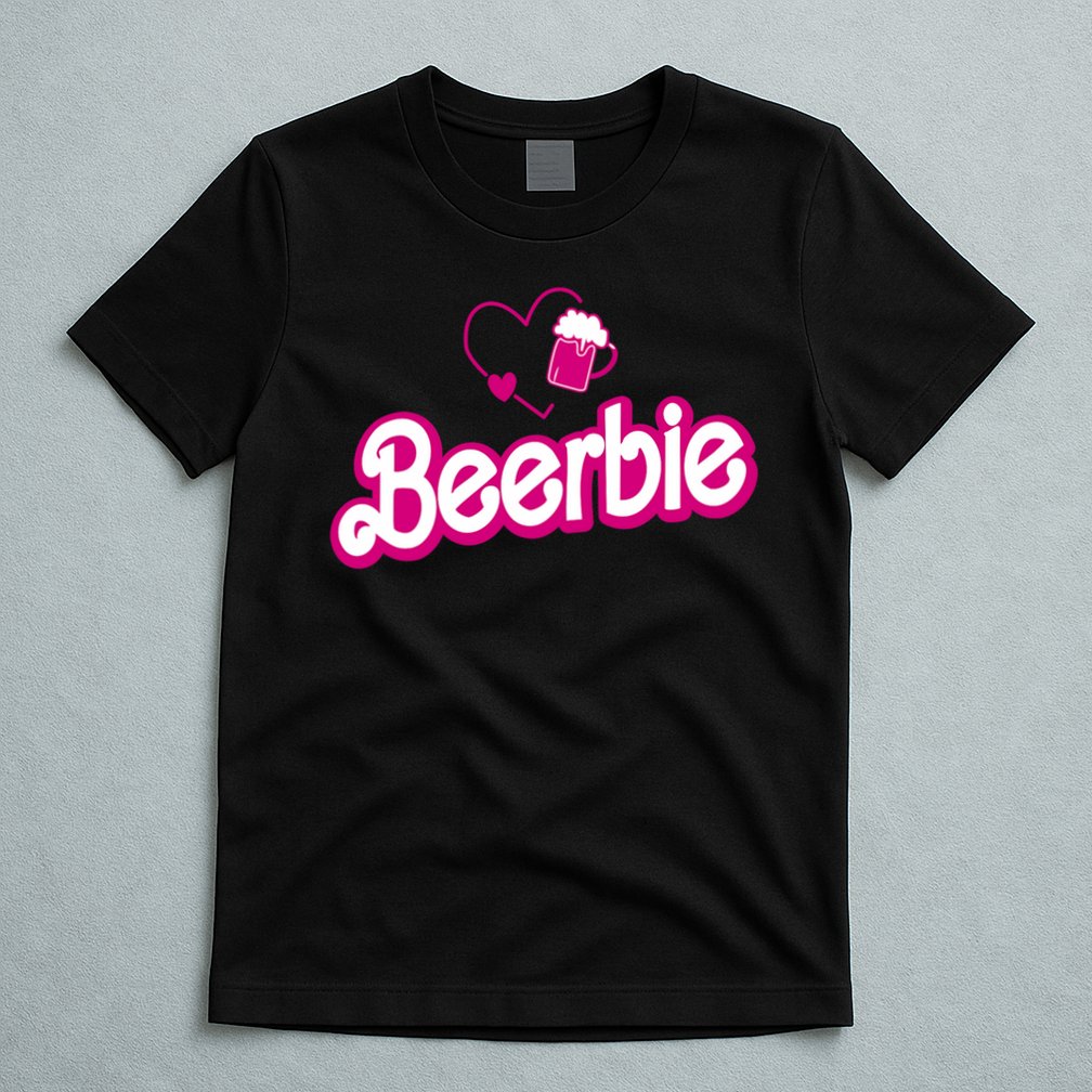 Beerbie Beer Pun Bar Crawl Party Funny T-Shirt