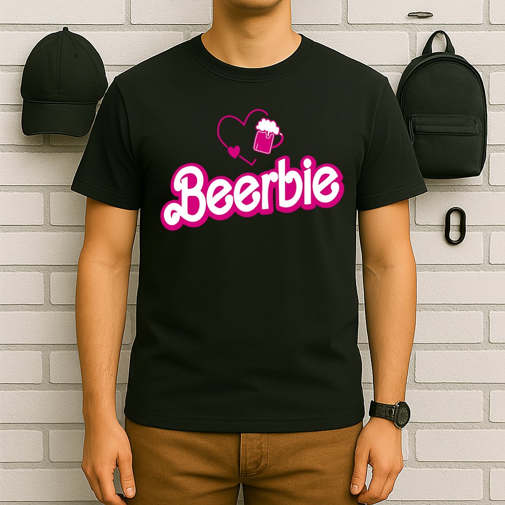 Beerbie Beer Pun Bar Crawl Party Funny T-Shirt
