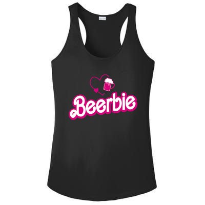 Beerbie Beer Pun Bar Crawl Party Funny Ladies PosiCharge Competitor Racerback Tank