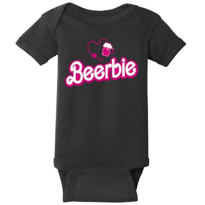 Beerbie Beer Pun Bar Crawl Party Funny Baby Bodysuit