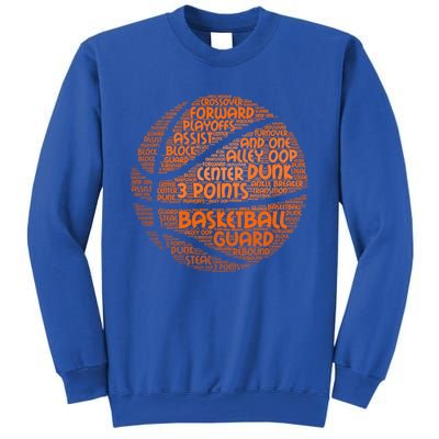 Basketball Ball Players Cute Gift Hoops Streetball Baller Basketball Great Gift Sweatshirt