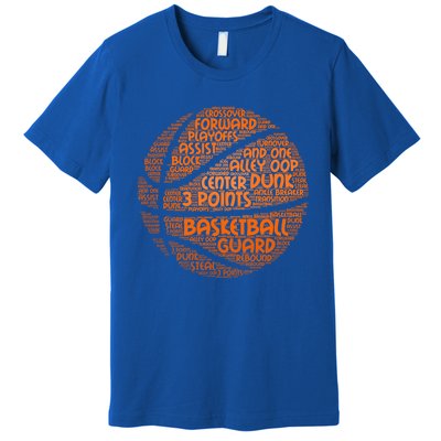 Basketball Ball Players Cute Gift Hoops Streetball Baller Basketball Great Gift Premium T-Shirt