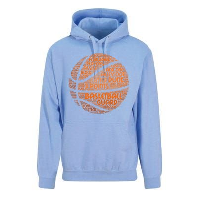 Basketball Ball Players Cute Gift Hoops Streetball Baller Basketball Great Gift Unisex Surf Hoodie