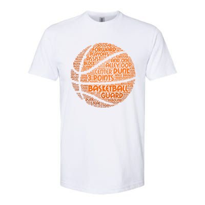 Basketball Ball Players Cute Gift Hoops Streetball Baller Basketball Great Gift Softstyle CVC T-Shirt