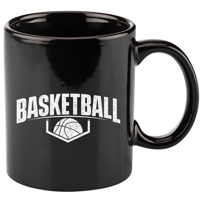 Basketball Ball Player Game Trainer Sports Lover 11oz C Handle Ceramic Mug