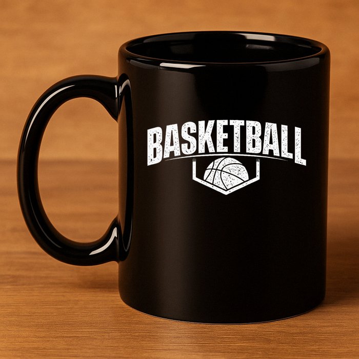 Basketball Ball Player Game Trainer Sports Lover 11oz C Handle Ceramic Mug