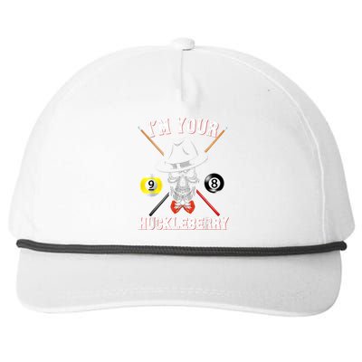 Billiard Billiards Pool I'M Your Huckleberry Funny Snapback Five-Panel Rope Hat