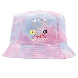 Billiard Billiards Pool I'M Your Huckleberry Funny Tie-Dyed Bucket Hat