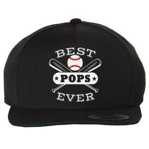 Best Baseball Pops Grandson Ball Sports Player Grandfather Wool Snapback Cap