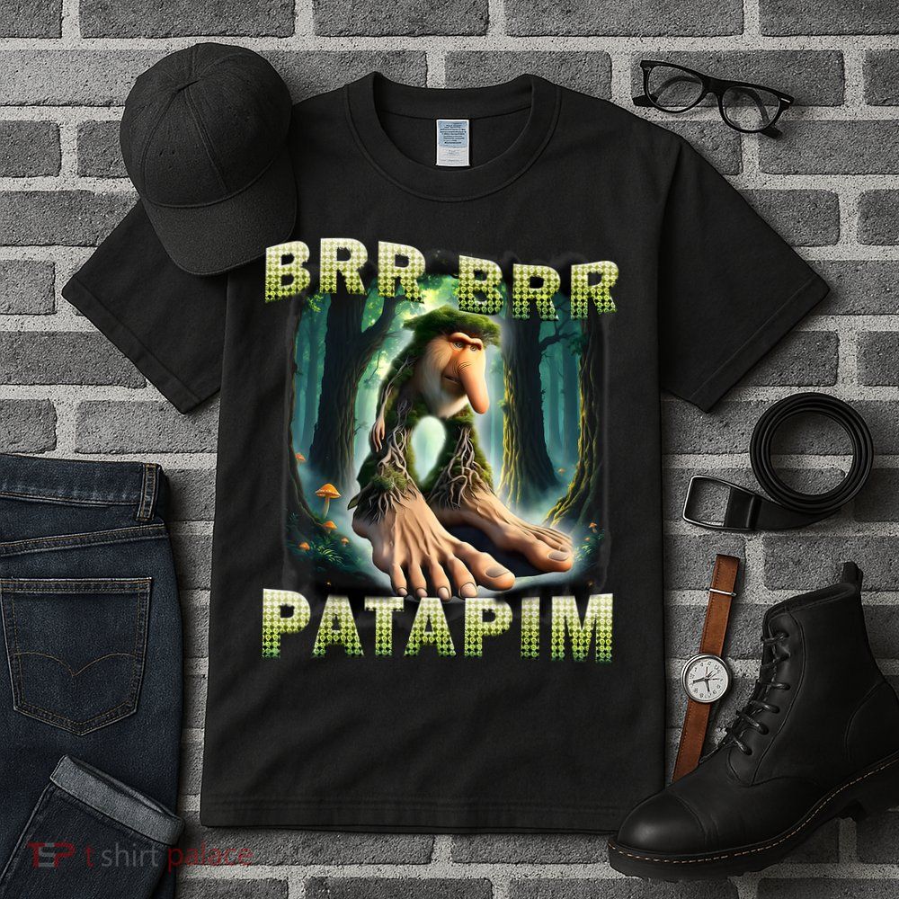 Brr Brr Patapim Funny Italian Meme Brainrot Humor Gen Z  Tall T-Shirt