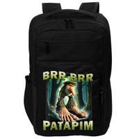Brr Brr Patapim Funny Italian Meme Brainrot Humor Gen Z  Impact Tech Backpack