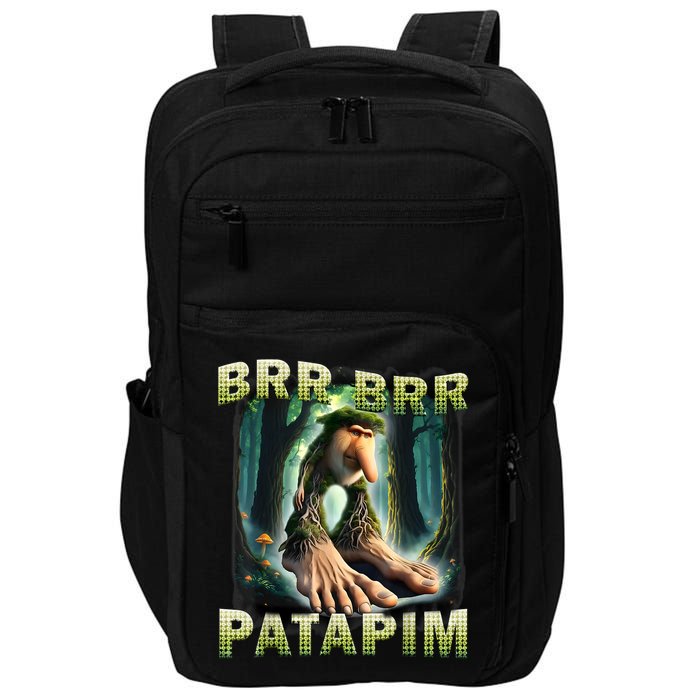 Brr Brr Patapim Funny Italian Meme Brainrot Humor Gen Z  Impact Tech Backpack