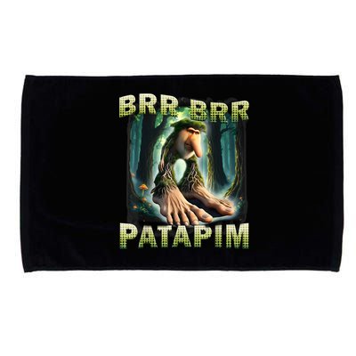 Brr Brr Patapim Funny Italian Meme Brainrot Humor Gen Z  Microfiber Hand Towel