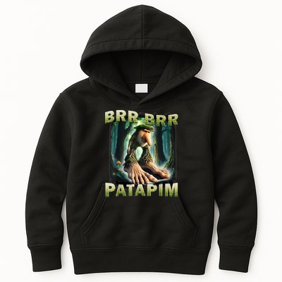 Brr Brr Patapim Funny Italian Meme Brainrot Humor Gen Z  Kids Hoodie