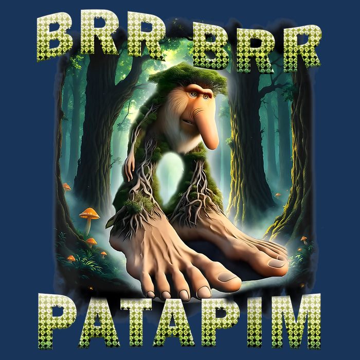 Brr Brr Patapim Funny Italian Meme Brainrot Humor Gen Z  Infant Baby Jersey Bodysuit