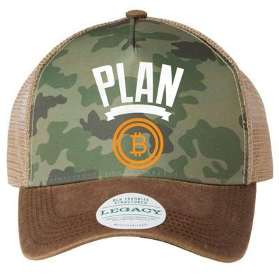 Bitcoin Btc Plan B Vintage Cryptocurrency Satoshi Nakamoto Funny Gift Legacy Tie Dye Trucker Hat