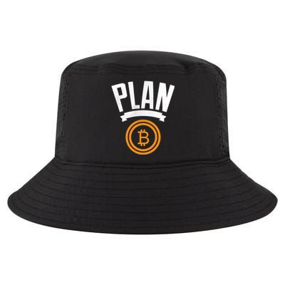 Bitcoin Btc Plan B Vintage Cryptocurrency Satoshi Nakamoto Funny Gift Cool Comfort Performance Bucket Hat