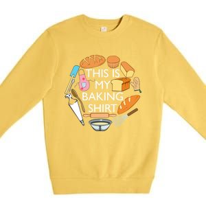 Bread Baking Pastry Funny Chef Cooking Cool Gift Premium Crewneck Sweatshirt