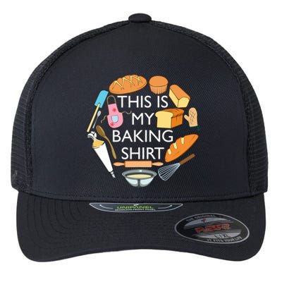 Bread Baking Pastry Funny Chef Cooking Cool Gift Flexfit Unipanel Trucker Cap