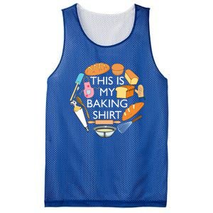 Bread Baking Pastry Funny Chef Cooking Cool Gift Mesh Reversible Basketball Jersey Tank