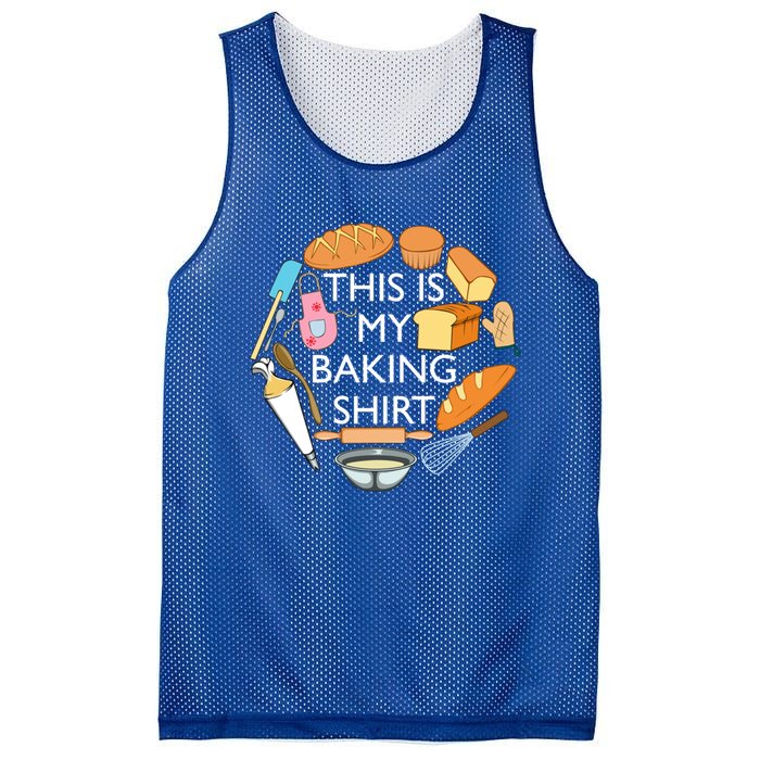 Bread Baking Pastry Funny Chef Cooking Cool Gift Mesh Reversible Basketball Jersey Tank