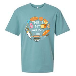 Bread Baking Pastry Funny Chef Cooking Cool Gift Sueded Cloud Jersey T-Shirt